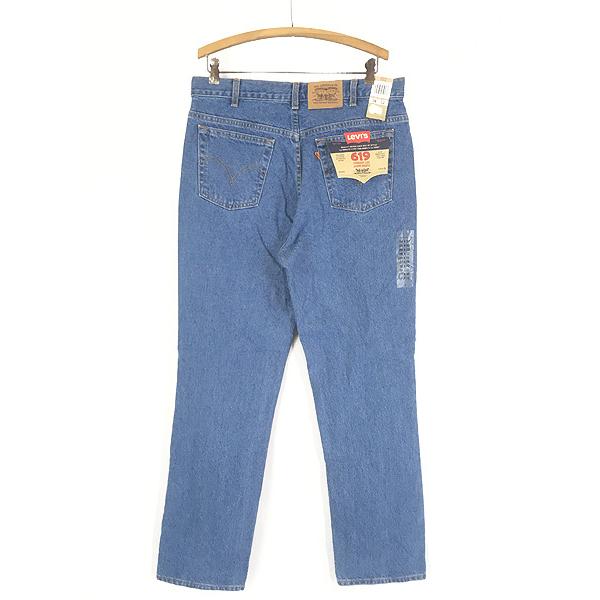 古着 Deadstock!! 00s Canada製 Levi's 619-0212 ブルー デニム パンツ