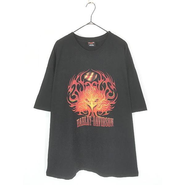 古着 00s HARLEY DAVIDSON ファイヤー イーグル フェイス バー