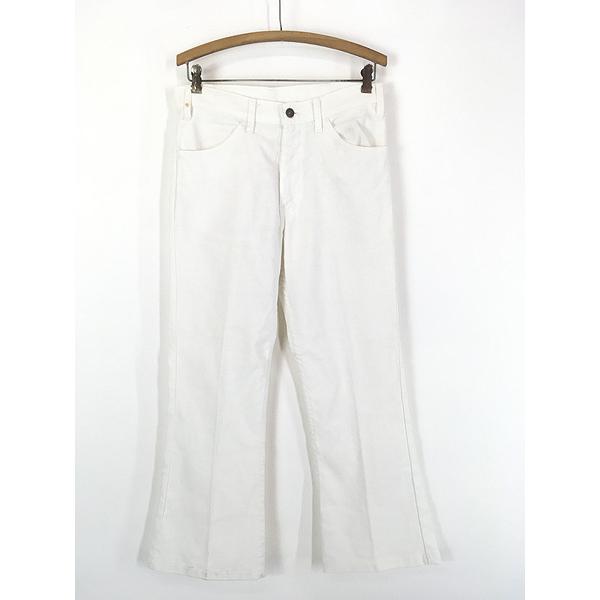 古着 70s Levi's STA-PREST 646-4451 ホワイト ホップサック スタプレ