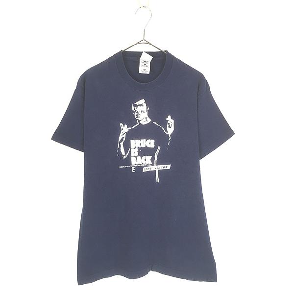古着 90s 製 Bruce Lee ブルース リー 死亡遊戯 日比谷映画 日本広告 Tシャツ M 古着 古着 90s Canada製 Bruce Lee ブルース リー 死亡遊戯 日比谷映画 日本
