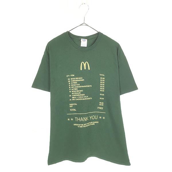 古着 10s McDonald's マクドナルド レシート ゴールドカード