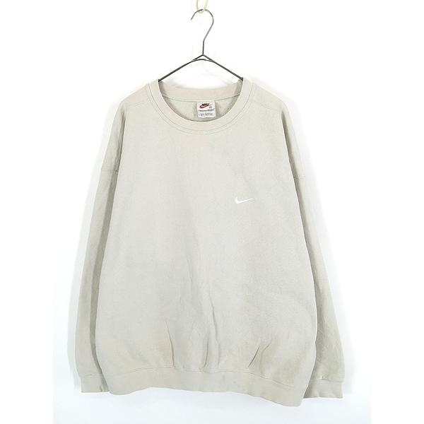 古着 90s NIKE スウォッシュ ワンポイント ソリッド スウェット