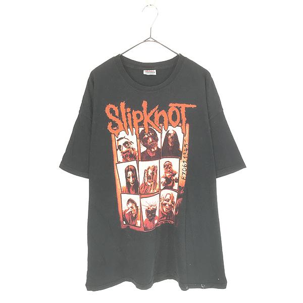 古着 00s Slipknot 「870621345」 覆面 ヘヴィ メタル ハードコア