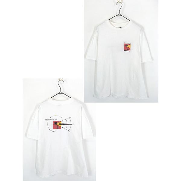 古着 90s USA製 BORLAND 「Object Vision 2.0」 Windows コンピューター ソフトウェア Tシャツ L 古着 90s USA製 BORLAND 「Object Vision 2.0」 Windows