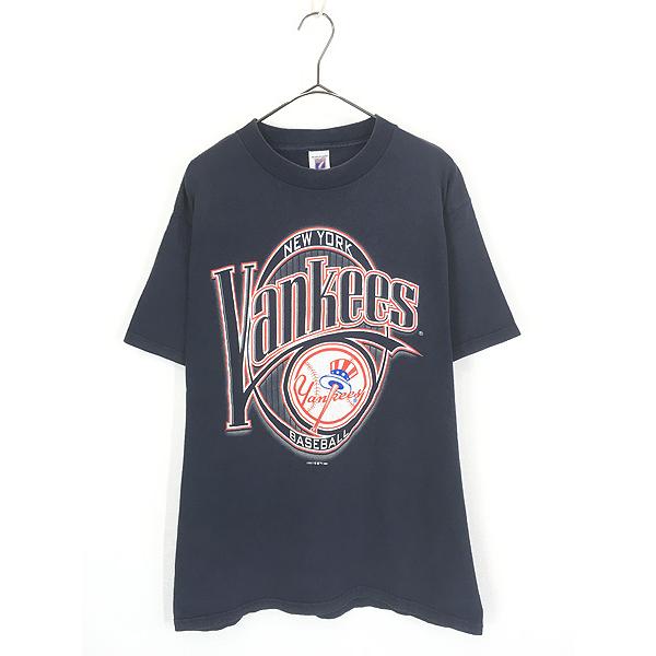 古着 90s MLB NY Yankees ヤンキース Tシャツ L : 古着屋ドラセナ