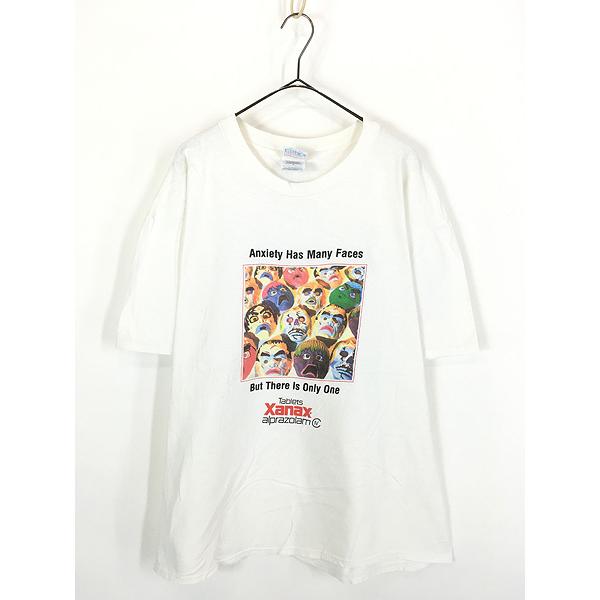 古着 00s USA製 「Anxiety Has Many Faces But There Is Only One 
