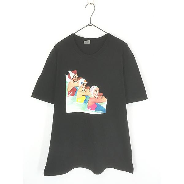 古着 18SS USA製 Supreme 「Swimmers Tee」 水泳 スイマーズ グラフィック 100%コットン Tシャツ L 古着 18SS USA製 Supreme 「Swimmers Tee」 水泳 スイマーズ