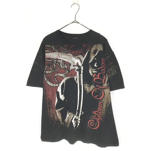 古着 00s Children of Bodom デス メタル ロック バンド Tシャツ XL位