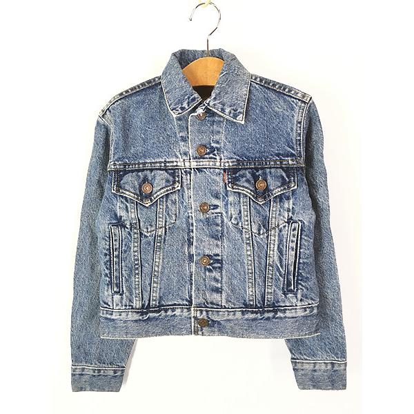 キッズ 古着 90s Canada製 Levi's 75406-0412 ブルー デニム