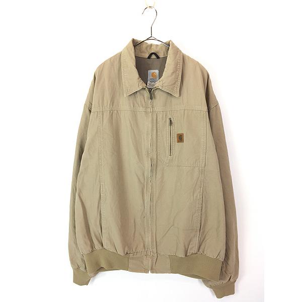 古着 00s Carhartt コットン キャンバス パデット ワーク ジャケット