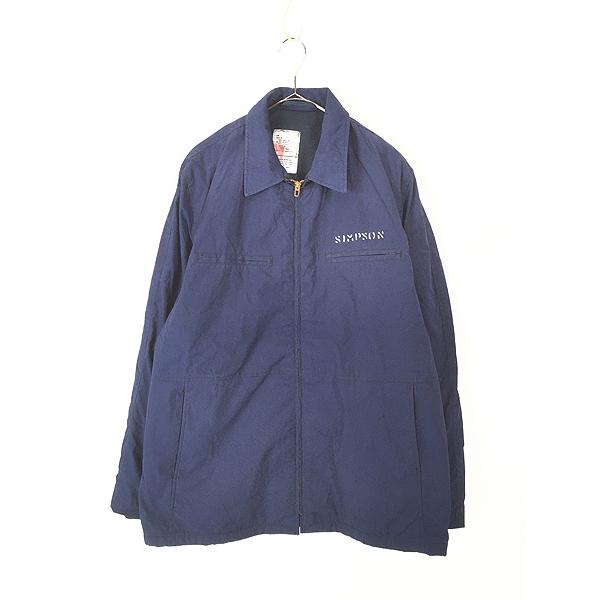 古着 80s 米軍 USN 「Utility Dark Blue」 ステンシル ミリタリー