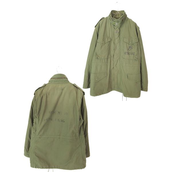 古着 70s 米軍 USMC M-65 3rd 3段 ステンシル ミリタリー フィールド 
