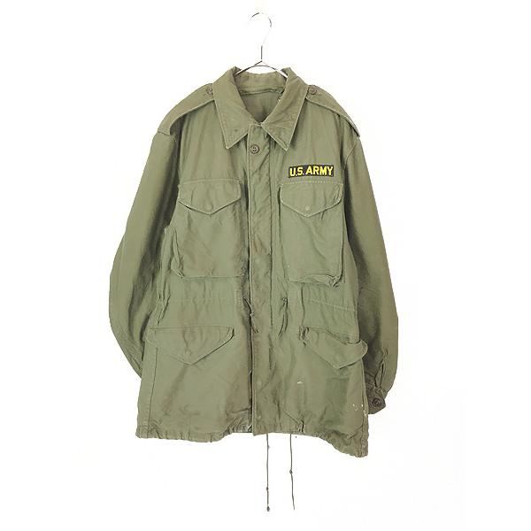 古着 50s 米軍 US ARMY M-51 初期型 ヘビー コットンサテン ミリタリー
