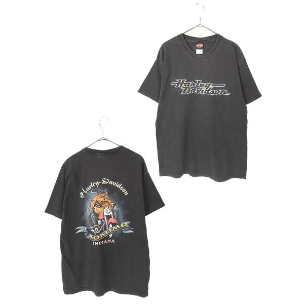 古着 00s USA製 HARLEY DAVIDSON バッファロー ライダー Tシャツ 古着 00s USA製 HARLEY DAVIDSON バッファロー ライダー Tシャツ