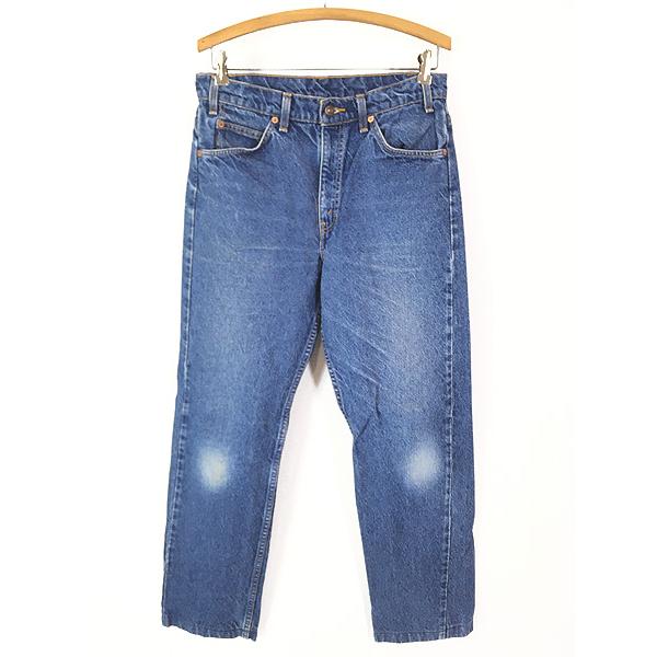 古着 90s Levi's 505-0215 濃紺 ブルー デニム パンツ ジーンズ スリム