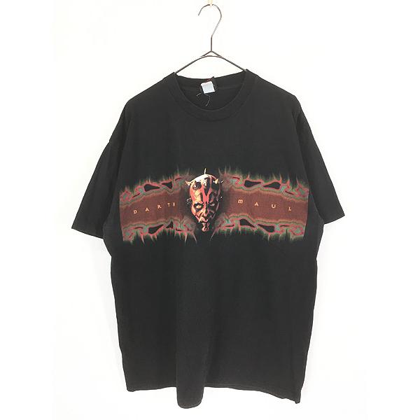古着 90-00s STAR WARS ダース モール フェイス Tシャツ L 古着 古着 90-00s STAR WARS ダース モール フェイス Tシャツ L : 古着屋