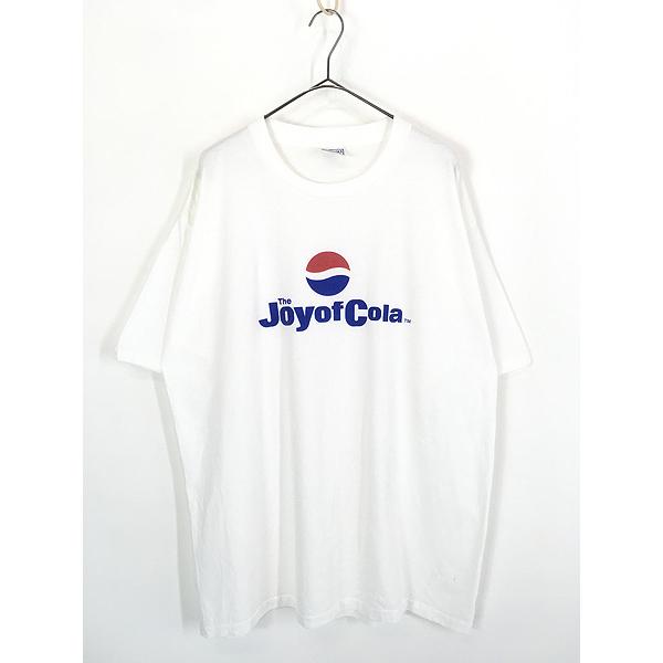 古着 90s USA製 PEPSI ペプシ コーラ 「The JoyofCola」 企業 BIG ロゴ 