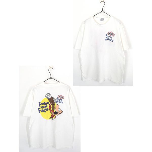 古着 90s T.G.I. FRIDAY’S 「Frozen Drinks」 レストラン 企業 両面 プリント Tシャツ L 古着 古着 90s T.G.I. FRIDAY'S 「Frozen Drinks」 レストラン 企業 両面