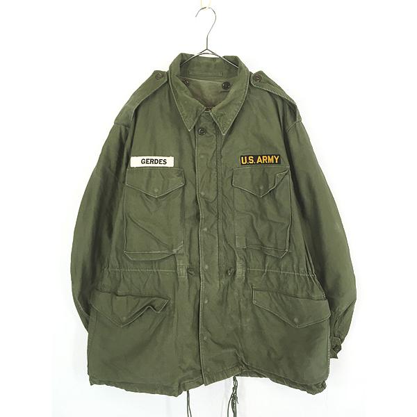 古着 50s 米軍 US ARMY M-51 中期型 ヘビー コットンサテン ミリタリー