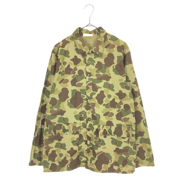 古着 60s Sanforized-Vat Dyed 「1258-J」 ダックハンター カモ 迷彩