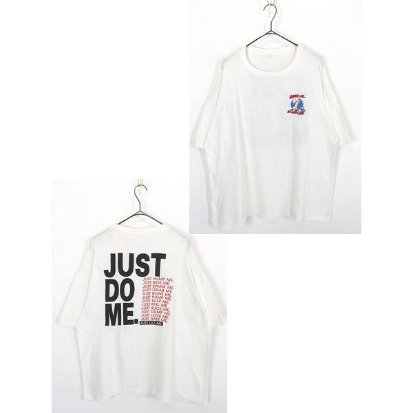 古着 90s Cover Me... I'm Goin' IN! 「JUST DO ME」 コンドーム エロ Tシャツ XL位 古着 90s Cover Me I'm Goin' IN! 「JUST DO ME」 コンドーム エロ