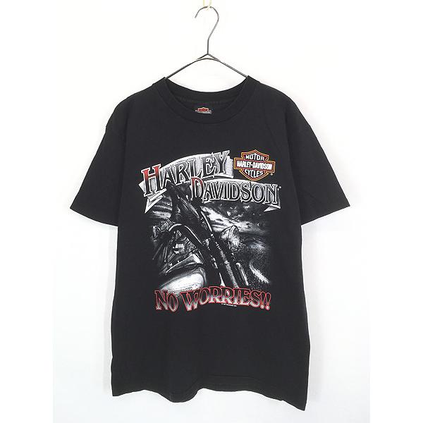 古着 90s USA製 HARLEY DAVIDSON バイク イーグル グラフィック