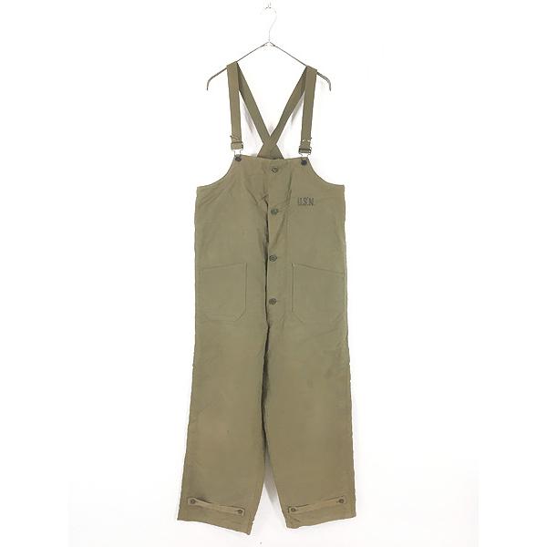 古着 40s 米軍 USN ステンシル ジャングルクロス N-1 デッキ パンツ