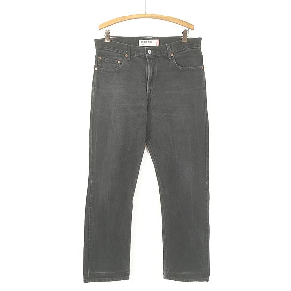 古着 00s Levi's 505-0260 サルファ スーパー ブラック デニム パンツ