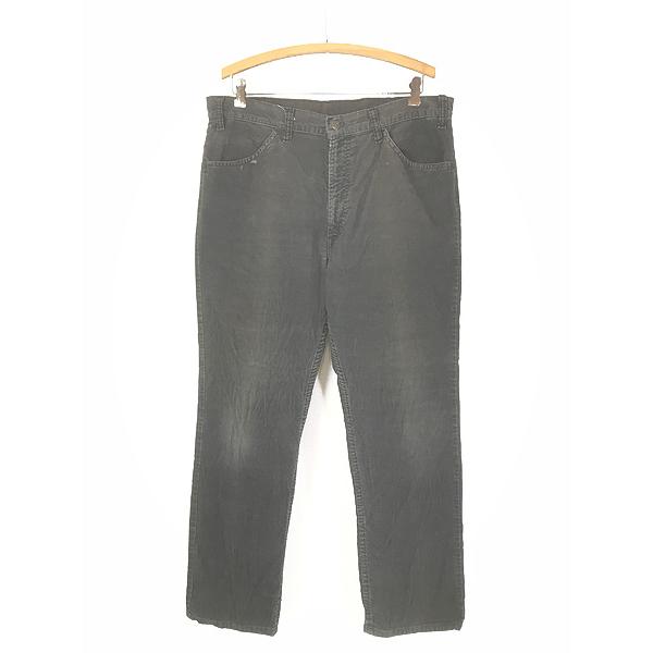 古着 80s Levi's 519-1558 コーデュロイ パンツ コーズ スリム ブラック!! W35 L29.5 古着 80s Levi's 519-1558 コーデュロイ パンツ コーズ スリム