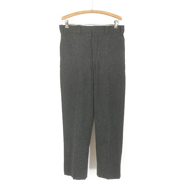 古着 80s USA製 WoolRich ヘリンボーン メルトン ウール サスペンダー