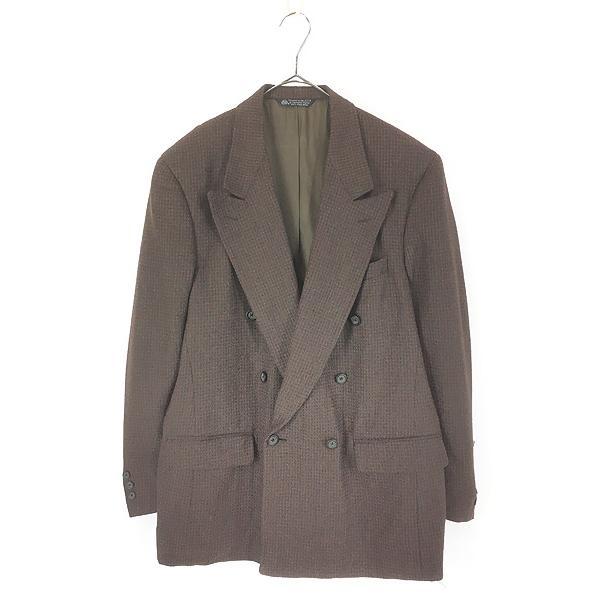 古着 80s USA製 Christian Dior ピークドラペル ダブルブレスト ウール テーラード ジャケット 42位 ミント!! 古着 80s USA製 Christian Dior ピークドラペル ダブルブレスト ウール