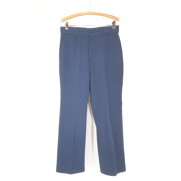 古着 90s USA製 BIG MAC コットンツイル ワーク チノ パンツ ストレート ネイビー W31 L30 古着 90s USA製 BIG MAC コットンツイル ワーク チノ パンツ