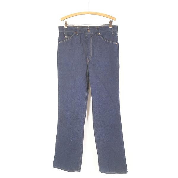 古着 90s USA製 Levi's 517-0217 真紺 ブルー デニム ブーツカット