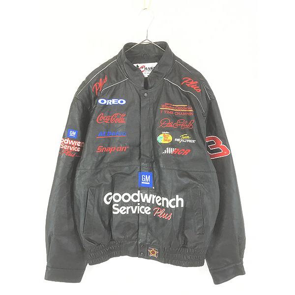 古着 CHASE by JH 「GM Goodwrench Service」 本革 オール レザー