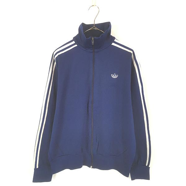 古着 80s adidas 3ライン ハイネック ジャージ トップ トラック スーツ M 古着 80s adidas 3ライン ハイネック ジャージ トップ トラック スーツ