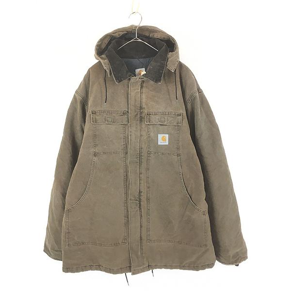 古着 90s USA製 Carhartt CHT チョコレート ダック パデット