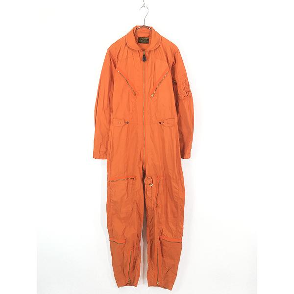 古着 60s 米軍 USAF K-2B 「Very Light Flying Suit」 62650 ベリー ライト フライト パイロット スーツ インディアンオレンジ!! S-L 古着 60s 米軍 USAF K-2B 「Very Light Flying Suit」 62650 ベリー