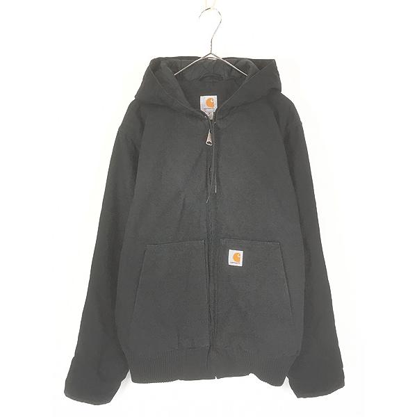 ⭐️SHINNN⭐️ 超超スペシャル 80s カーハート ブラック L 黒 古着 Carhartt セパポケ BLK ブラック ダック パデット ジャケット