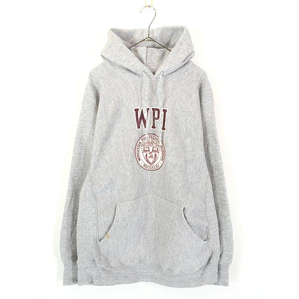 古着 90s USA製 Sand Knit 「WPI」 カレッジ リバース タイプ ヘビー