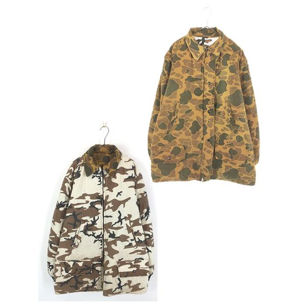 古着 80s USA製 Johnson Garment ダック ハンター × プレデター カモ