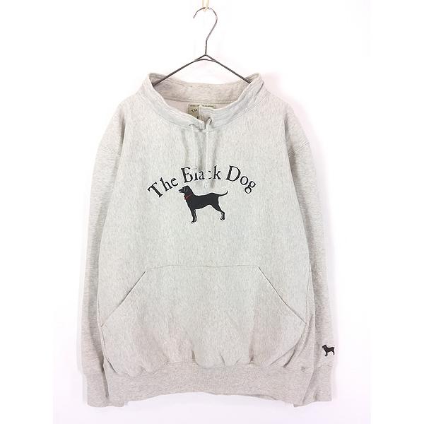 古着 00s- 「Black Dog」 ワンちゃん リバース タイプ スタンドカラー