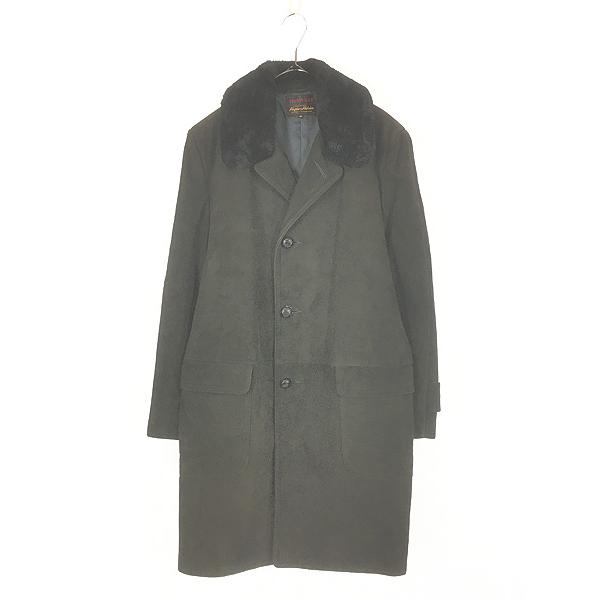 古着 50s SPORTVILLE Hughes & Hatcher ムートン襟 本革 ヌバック