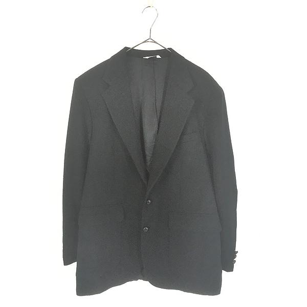 古着 80s USA製 Hunt Valley 豪華 100% ブラック キャメルヘア テーラード ジャケット 42R 古着 80s USA製 Hunt Valley 豪華 100% ブラック キャメルヘア