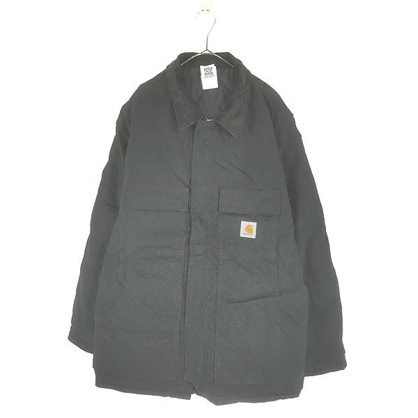 古着 00s USA製 Carhartt BLK ブラック ダック パデット