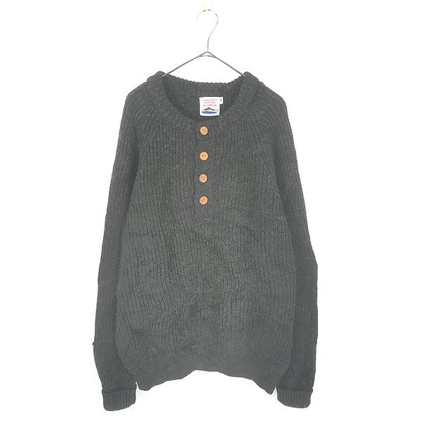 NORTHERN WATTERS KNITWEAR ニット・セーター XS/S 【古着】【中古】 古着 Canada製 Northern Watters Knitwear ハーフボタン ヘビー ウール