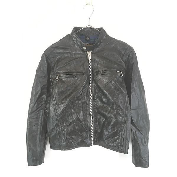 古着 00s USA製 Vanson 「COMT」 コメット 本革 カウハイド レザー シングル ライダース ジャケット 36 ミント!! 古着 00s USA製 Vanson 「COMT」 コメット 本革 カウハイド レザー