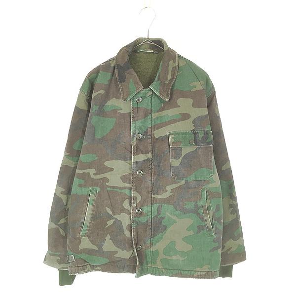 古着 80s 米軍 US NAVY 貴重!! ウッドランド カモ 迷彩 ミリタリー
