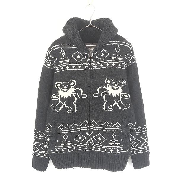 古着 Deadstock!! Schott × Grateful Dead デッドベア ボア フリース