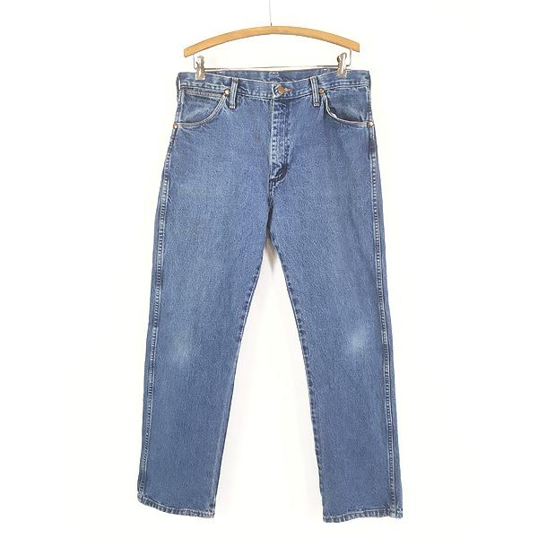古着 90s USA製 Wrangler 13MWZGK ブルー デニム パンツ ジーンズ