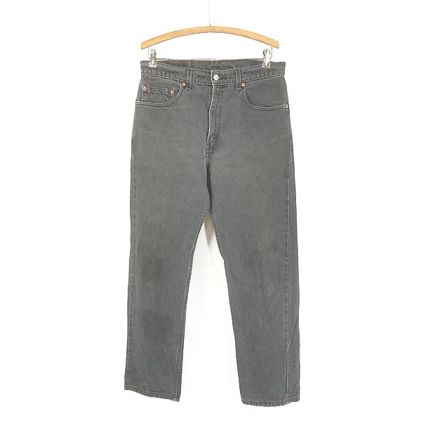 古着 90s USA製 Levi's 505-0260 サルファ ブラック デニム パンツ ジーンズ スリム W33 L29 古着 90s USA製 Levi's 505-0260 サルファ ブラック デニム パンツ